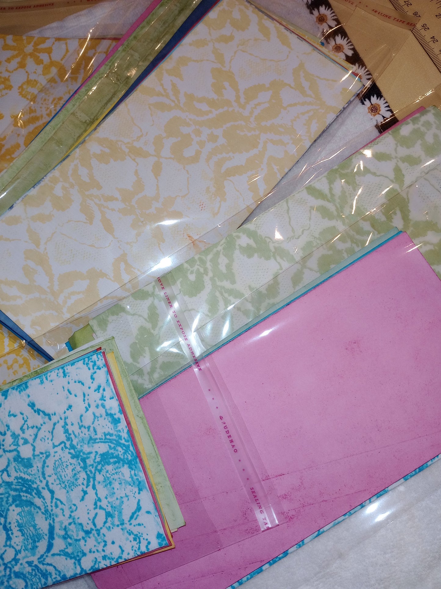 Business size pretty hand dyed envelopes. Make yourself or a friend an ephemera holder with these beauties. They are also perfect for your journals.
