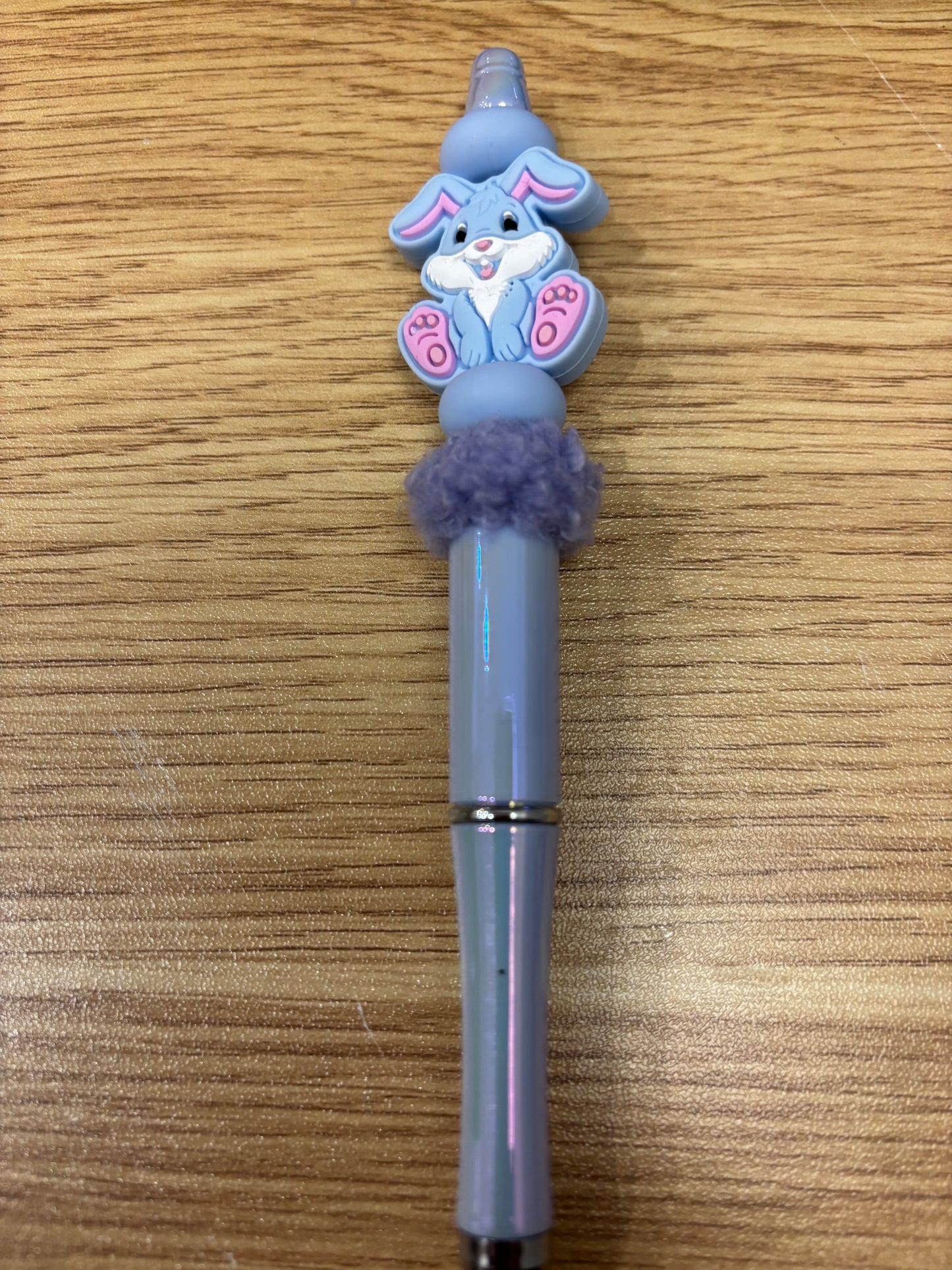 Silicone beaded ball point pens with one pen refill - variety of focal beads - 7.50 each