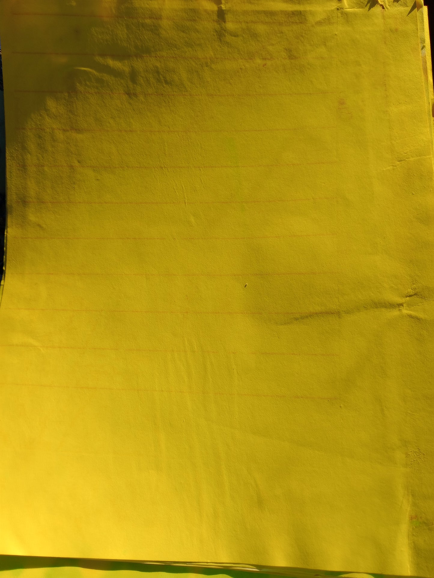 Lemon yellow, 10 - sheets solid 28lb paper