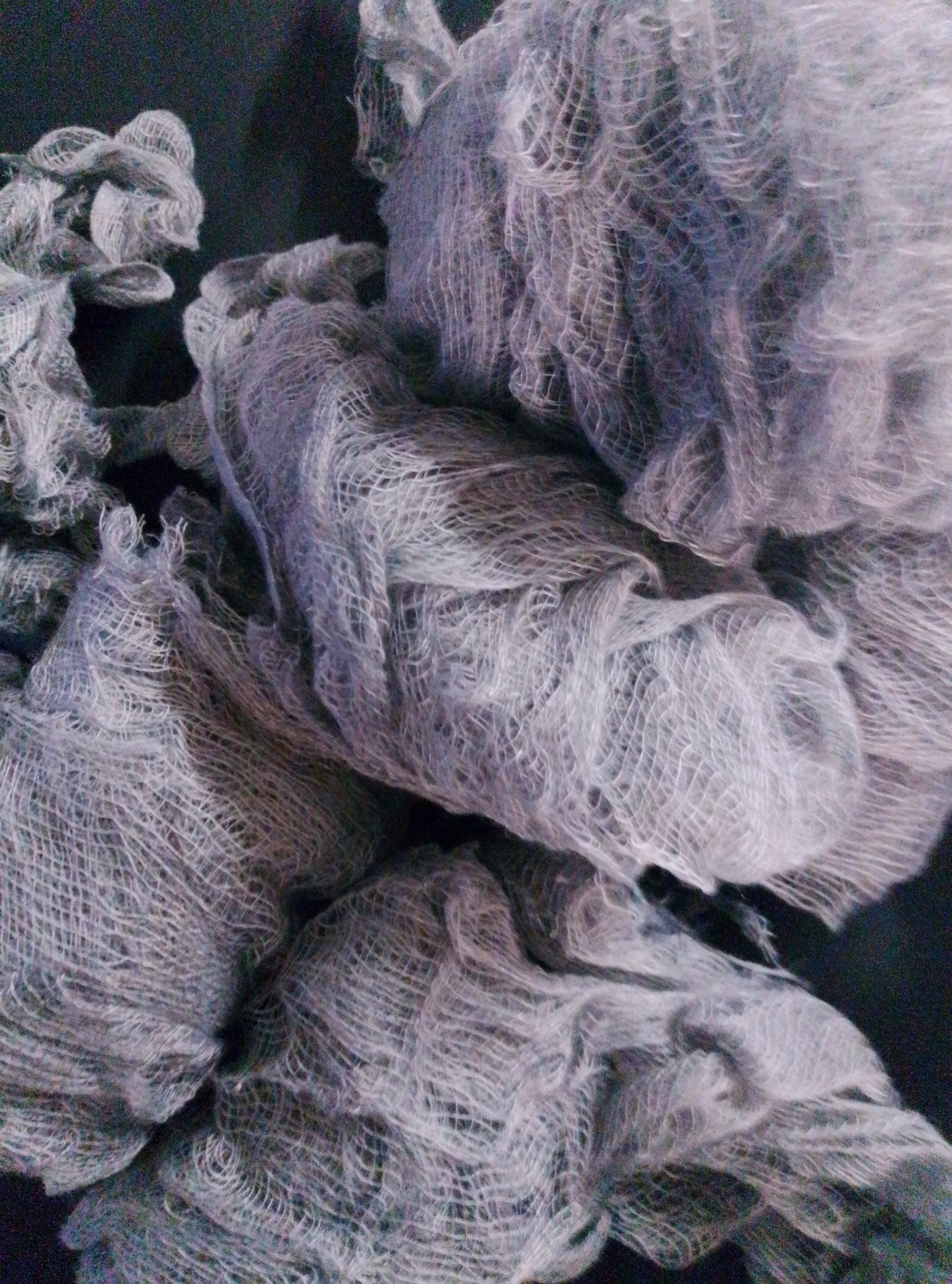 Cheese cloth - hand dyed - variety of colors 2.50 per half yard piece