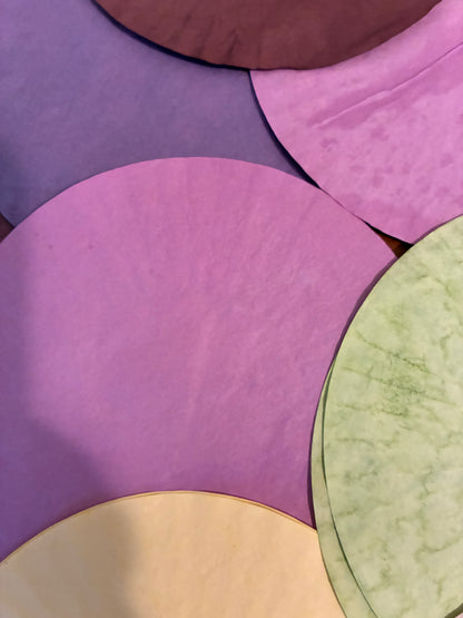 Assorted colors Cupcake liners 20+ hand dyed