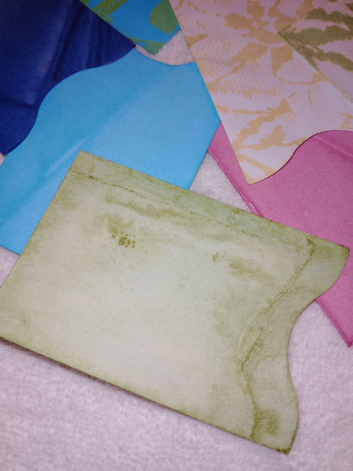 Hand Dyed Key or gift card holders