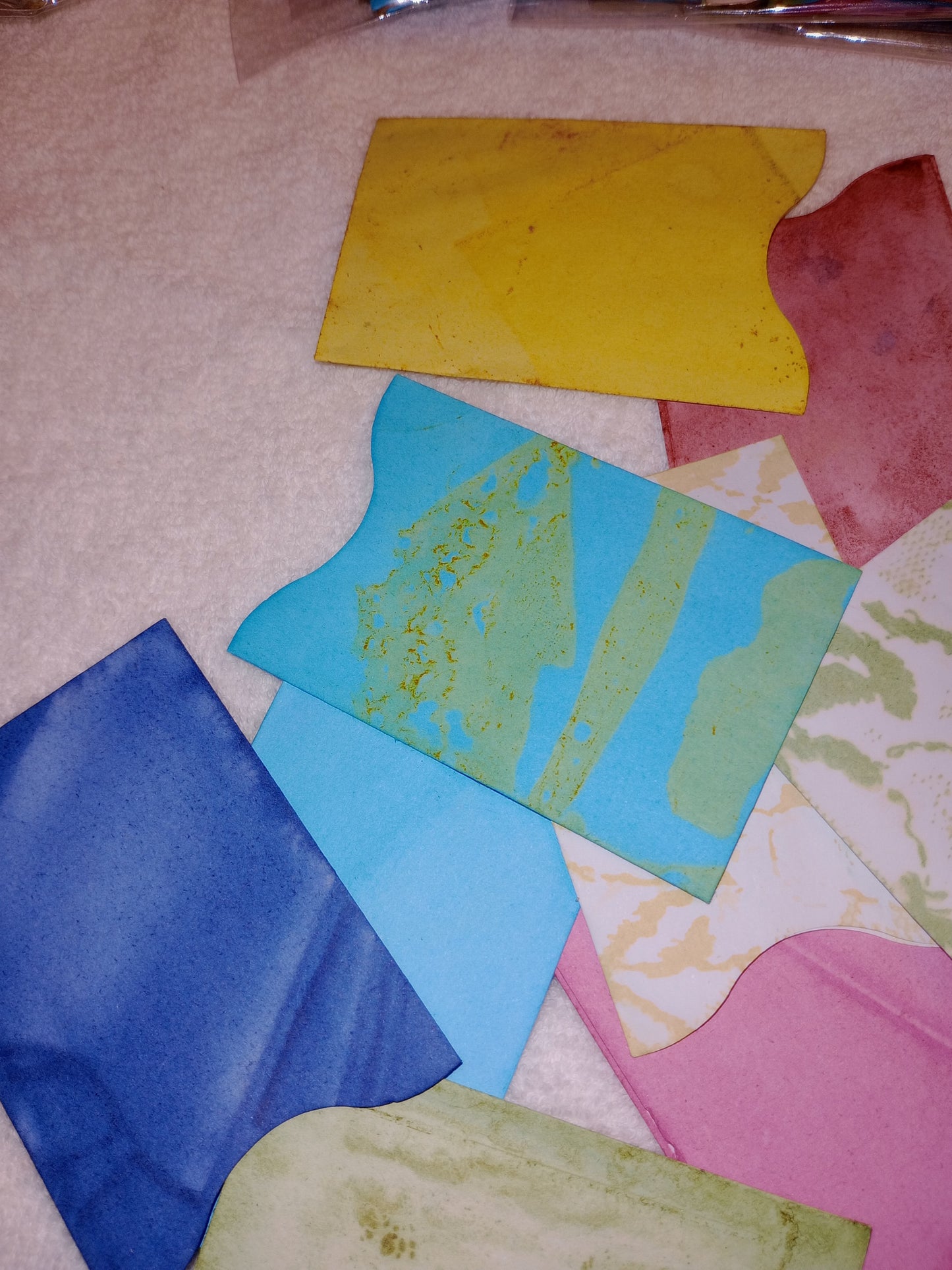 Hand Dyed Key or gift card holders