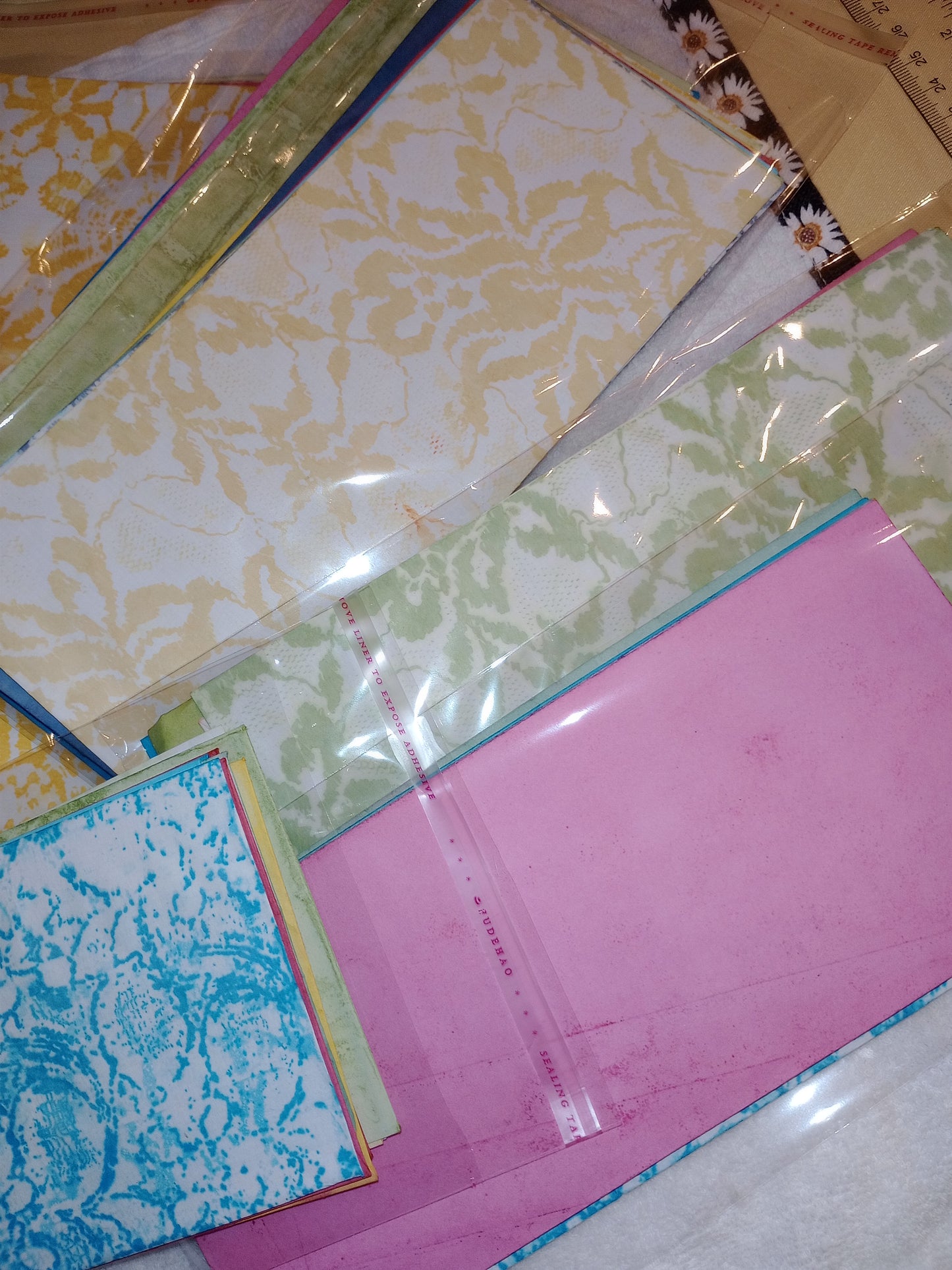 Hand dyed - 10 - business size envelopes.  They are so pretty