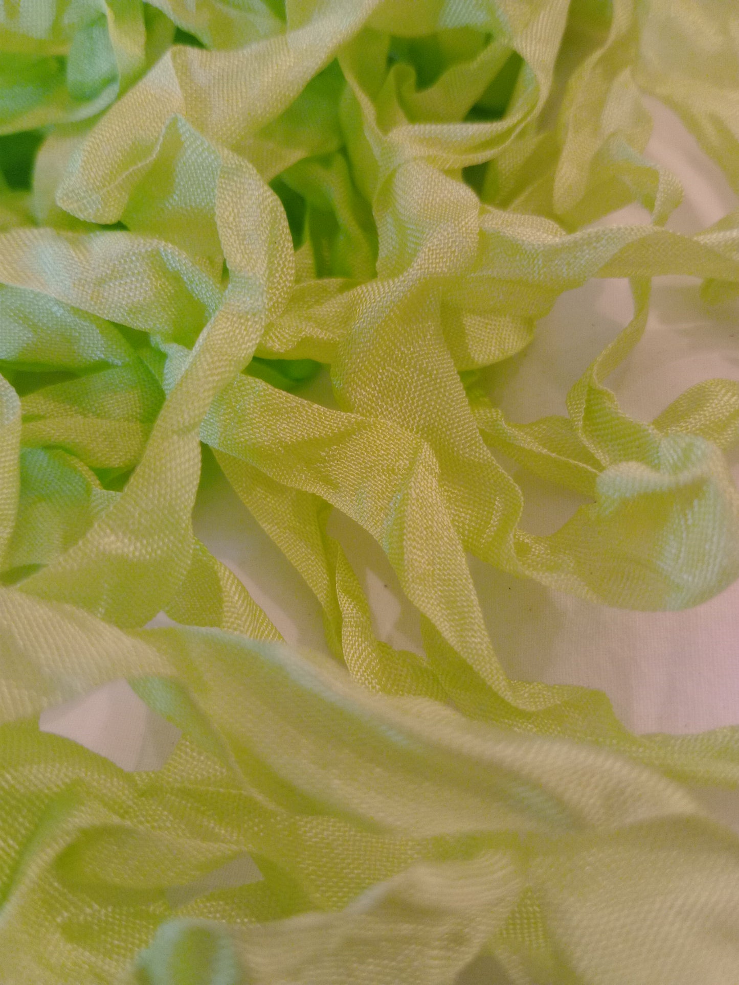 5 - yards bright green seam binding