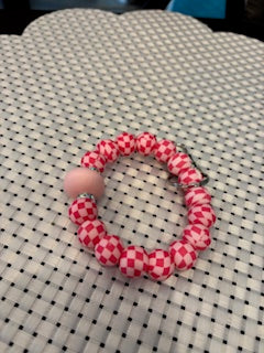 Silicone beaded key chains -approximately  2-3" diameter
