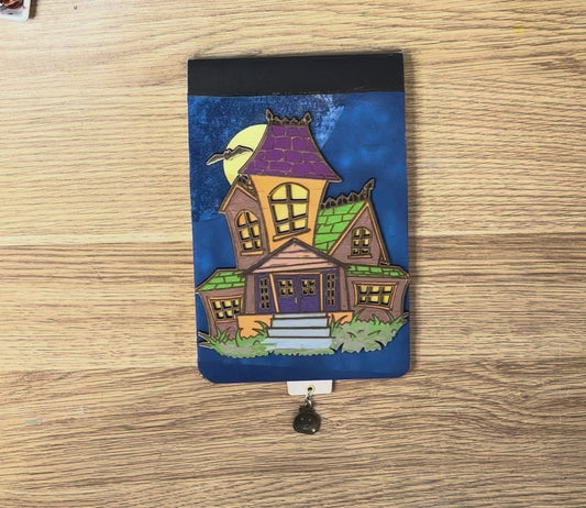 Halloween composition notepad.