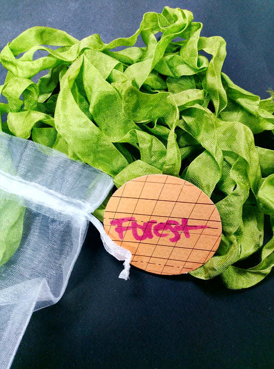 5 yards of un-cut seam binding in the greenest 💚 green.  I named this color "Forest" you need this color in your craft stash.  😁