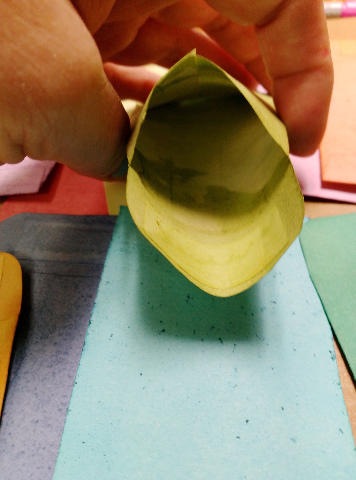 Hand dyed mini coin envelopes - 10 pack - asst