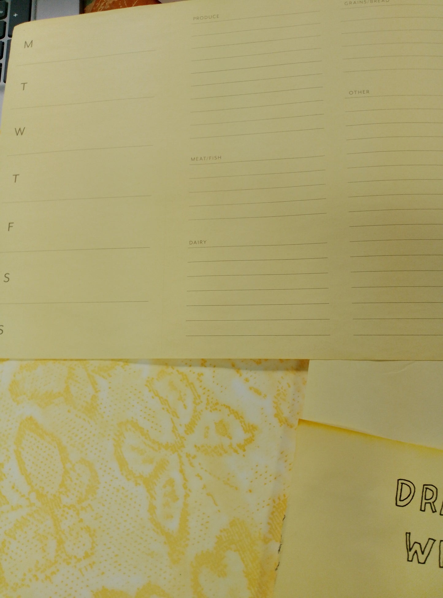 Tricia's Pretty Paper pack in a cheery daffodil shade.  These paper packs will brighten up any journal or craft project.  Papers from journals, calendars, cute stationary and of course Tricia's signature designer papers.