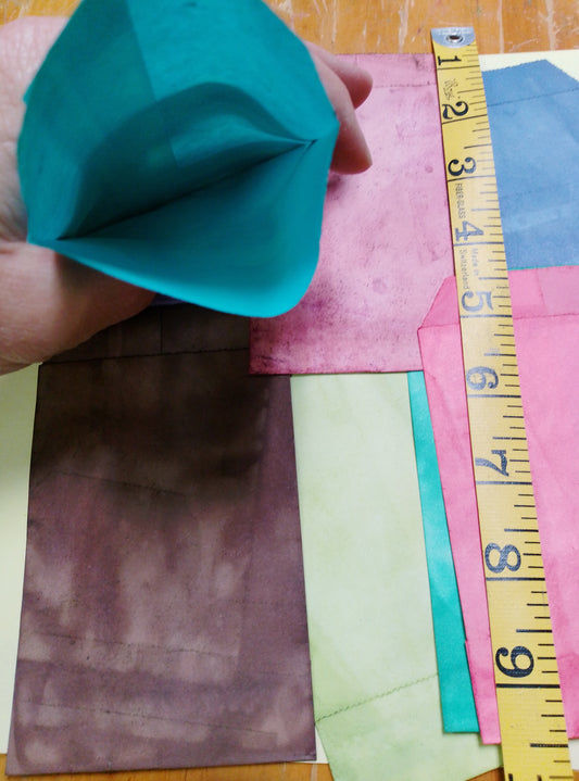 Cookie bags - 10 hand dyed cute little baggies